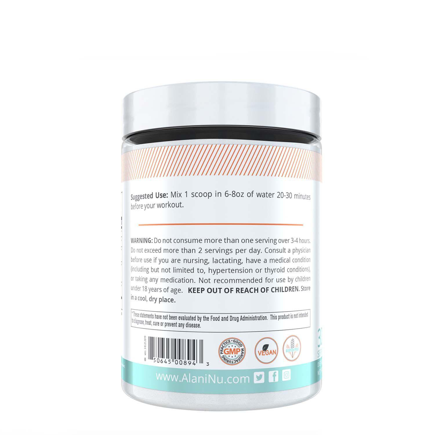 561362 Alani Nu Get the most out of each pump! GNC brings you Alani Nu PUMP Stim Free providing